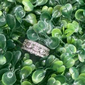 Silver Diamond Ring